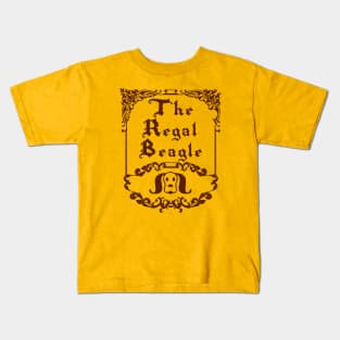 Regal Beagle Menu 1977 Kids T-Shirt